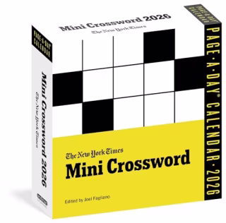 New York Times Crossword 2026 Mini Calendar