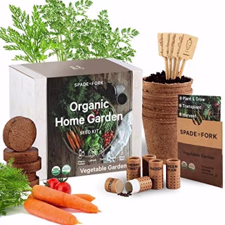 Spade to Fork Organic Vegetable Garden Growing Kit