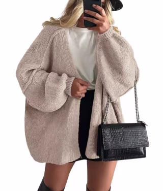 PrettyGarden Oversized Cardigan