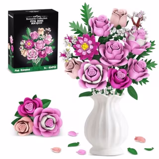 Lego Pink Roses