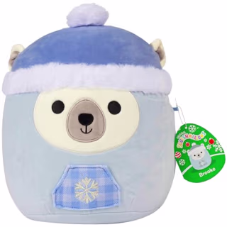 Squishmallows Original 10-Inch Brooke The Christmas Polar Bear