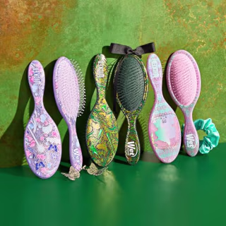 Wet Brush Original Detangler Hair Brush (Wicked For Good) Kit