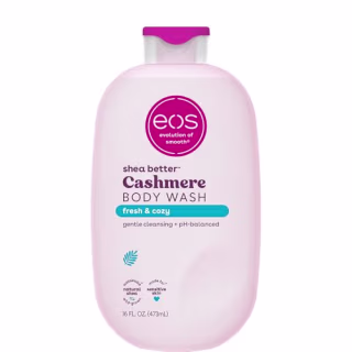 eos Shea Better Cashmere Body Wash, Fresh & Cozy, Moisturizing, pH Balanced Body Wash