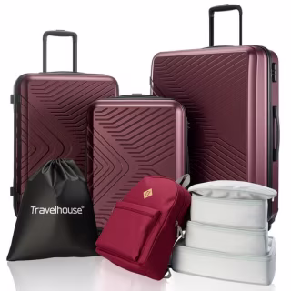 Travelhouse 3 Piece Hardshell Luggage Set