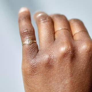 Baby Cygnet Gold Ring