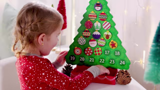 Melissa & Doug Countdown to Christmas Wooden Advent Calendar 