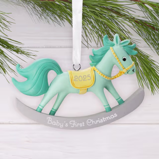 Hallmark Baby's First Christmas Rocking Horse Ornament