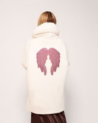 Beth's Furry Friends x Jill Martin Angel Wings Sherpa Lounger Jacket