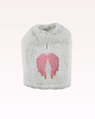 Beth's Furry Friends x Jill Martin Angel Wings Sherpa Pet Jacket