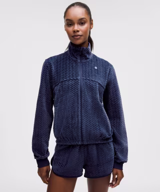 Lululemon Court Rival Velvet Terry Tennis Jacket