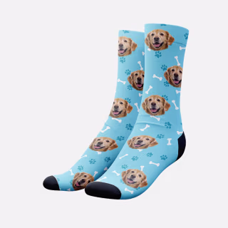 Pupsocks Custom Dog Face Socks