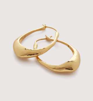 Monica Vinader Deia Medium Hoop Earrings
