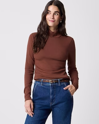 J.Crew Factory Everyday Mockneck Tee