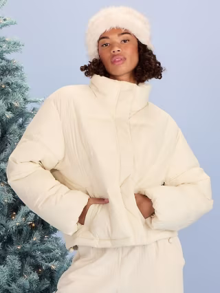 Water-Resistant Puffer Jacket