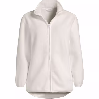 Lands' End Women's Cozy Sherpa Full Zip Fleece Jacket