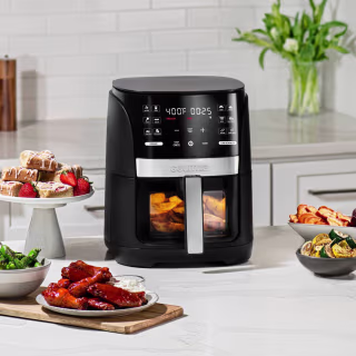 Gourmia Digital Window Air Fryer with 12 Presets (6 Quart)