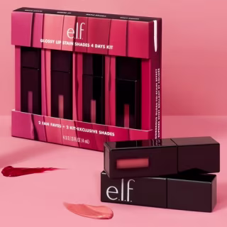 E.l.f. Cosmetics Glossy Lip Stain Shades 4 Days Kit