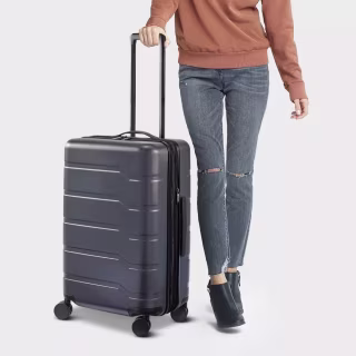 Open Story Hardside Medium Checked Suitcase