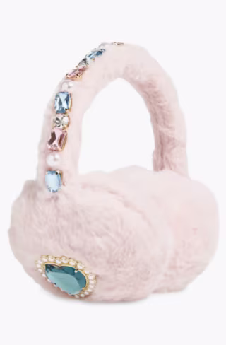 Kids' Cotton Candy Bejeweled Earmuffs