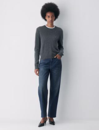Denim Forum The Marlo Hi-Rise Baggy Jean