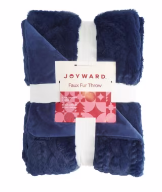 Joyward Faux Fur Throw Blanket