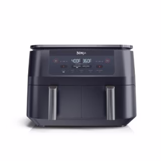 Ninja Foodi 6-Quart 2-Basket Air Fryer Gray