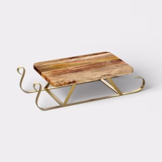 Threshold Sleigh Figural Serving Board