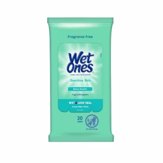 Wet Ones Sensitive Skin Hand and Face Wipes