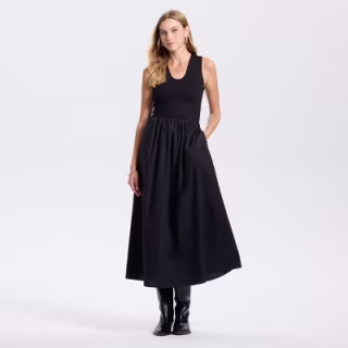 A New Day Knit Midi A-Line Dress