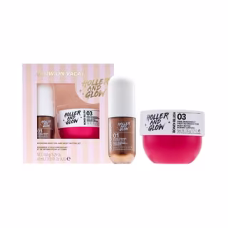 Holler And Glow Limited Edition Glow On Vacay Bronzing Body Oil And Body Butter Duo