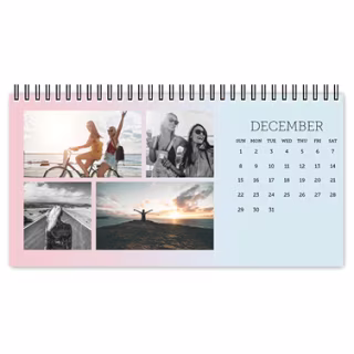 Simple Gradient Desk Calendar