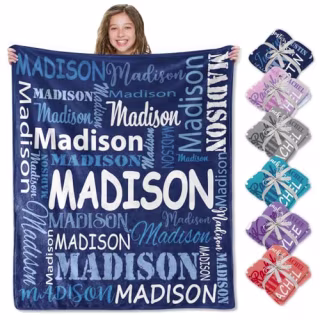 Corissy Ships Next Day, Personalized Blanket