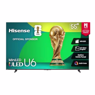 Hisense 55-Inch Class U6 Series Mini-LED 4K UHD Smart Fire TV