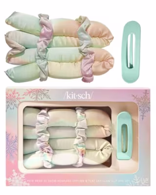 Kitsch Holiday Hair Hero XL Satin Heatless Styling & Flat Lay Claw