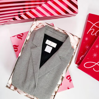 Celebrate It Holly Jolly Folded Gift Boxes Set