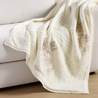 LoveShackFancy Hanukkah Heirloom Throw