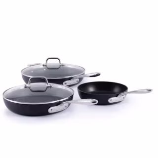 All-Clad HA1 Hard Anodized Nonstick Fry Pan Set