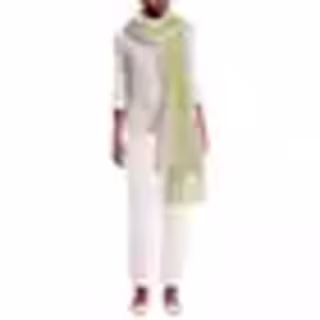 Lands' End Brushed Blanket Fringe Scarf