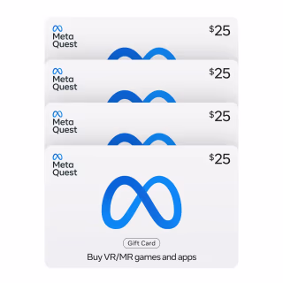 Meta Quest $25 eGift Cards (for 4)