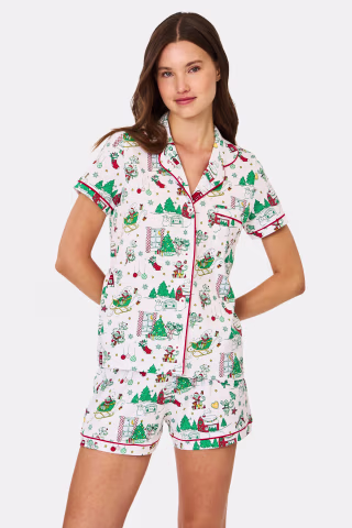 Snow Village Polo Pajamas