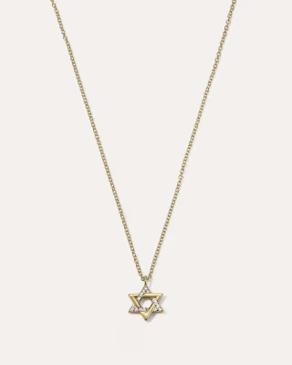 Jane Jewels The Reversible Star of David Necklace