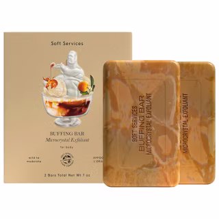 Soft Services Affogato L’Orange Buffing Bar Body Exfoliant (2-Pack)