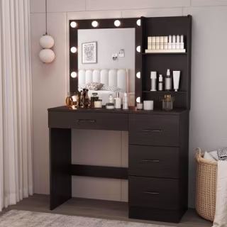 Costway Makeup Vanity Desk with Mirror