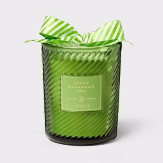Threshold Swirled Glass Jar Candle