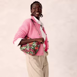 Vera Bradley Nylon Astoria Shoulder Bag