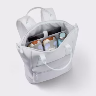 All in Motion Faux Neoprene Tote Backpack