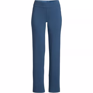 Lands' End Starfish Mid Rise Straight Leg Pants