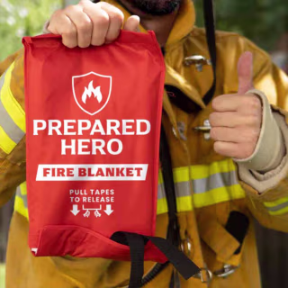 Prepared Hero Emergency Fire Blanket