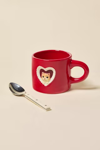Kitty Cat Ceramic Peekaboo Mug