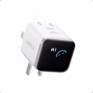 Anker Nano 45W Foldable Charger with Smart Display